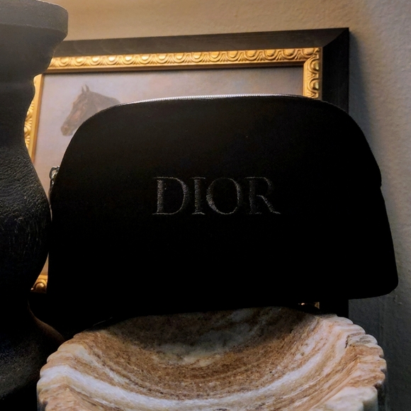 Dior Handbags - AUTHENTIC CHRISTIAN DIOR CD  LOGO MAKEUP BAG + DIOR GIFT BOX
